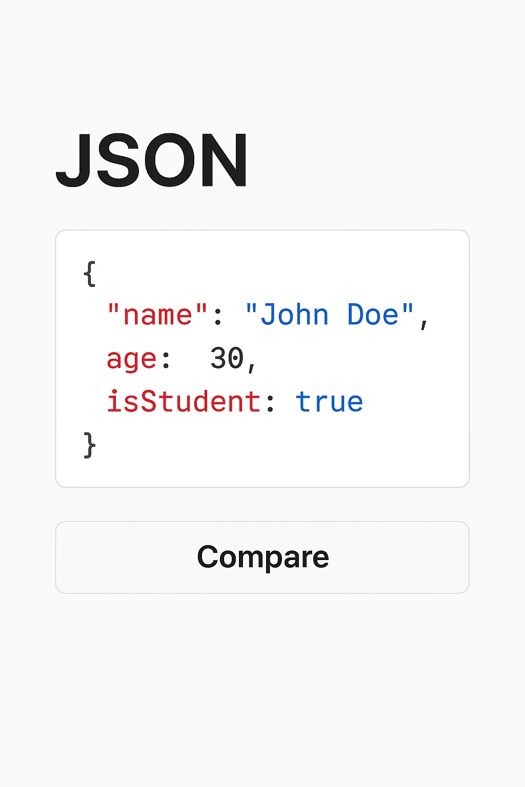 JSON Comparison Tool